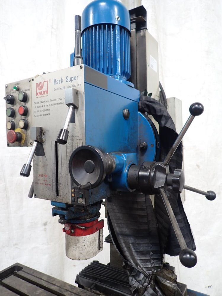 Knuth 9 1/4" X 31 1/2" Mark Super Drill Vertical Mill / Drill - Mark Super Drill