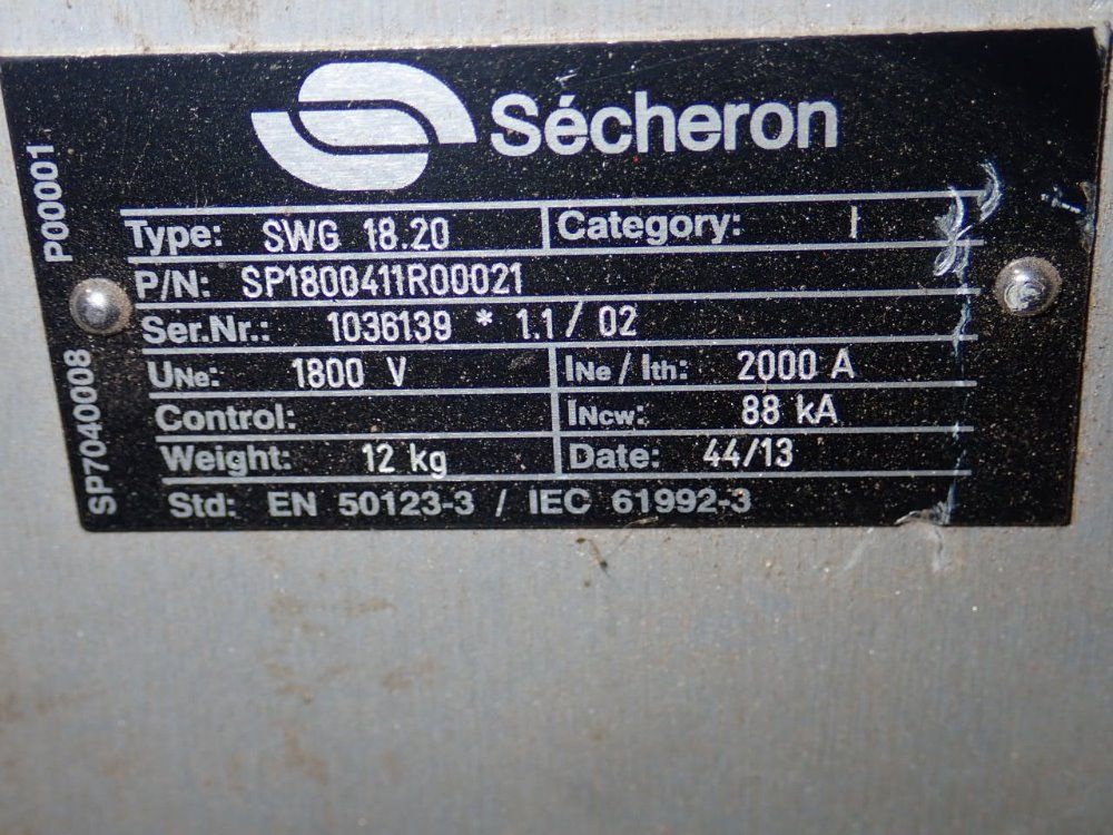 Secheron High Speed Circuit Breaker