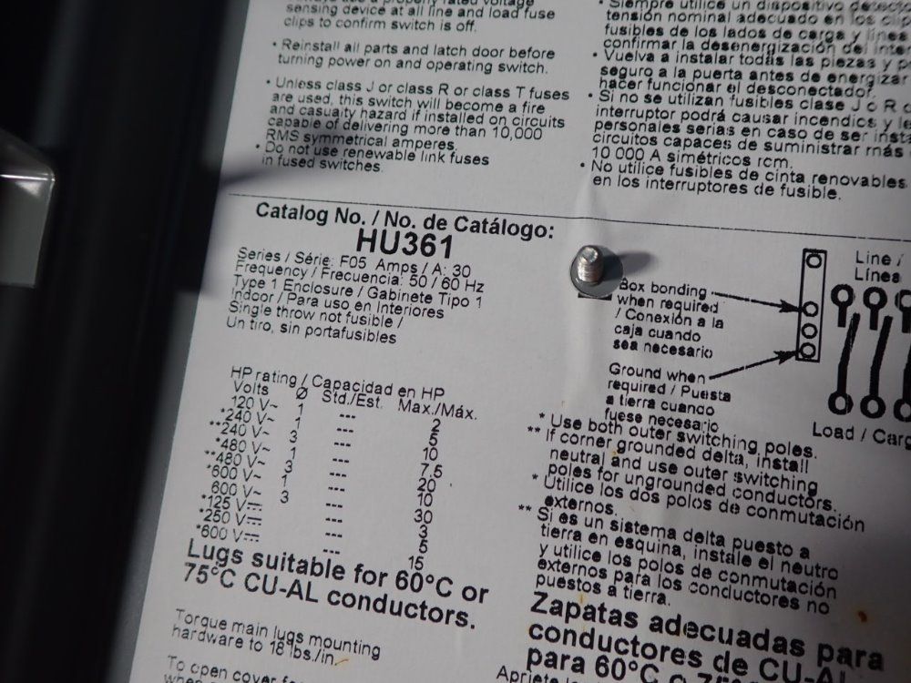 Swuare D Non Fusible Disconnect