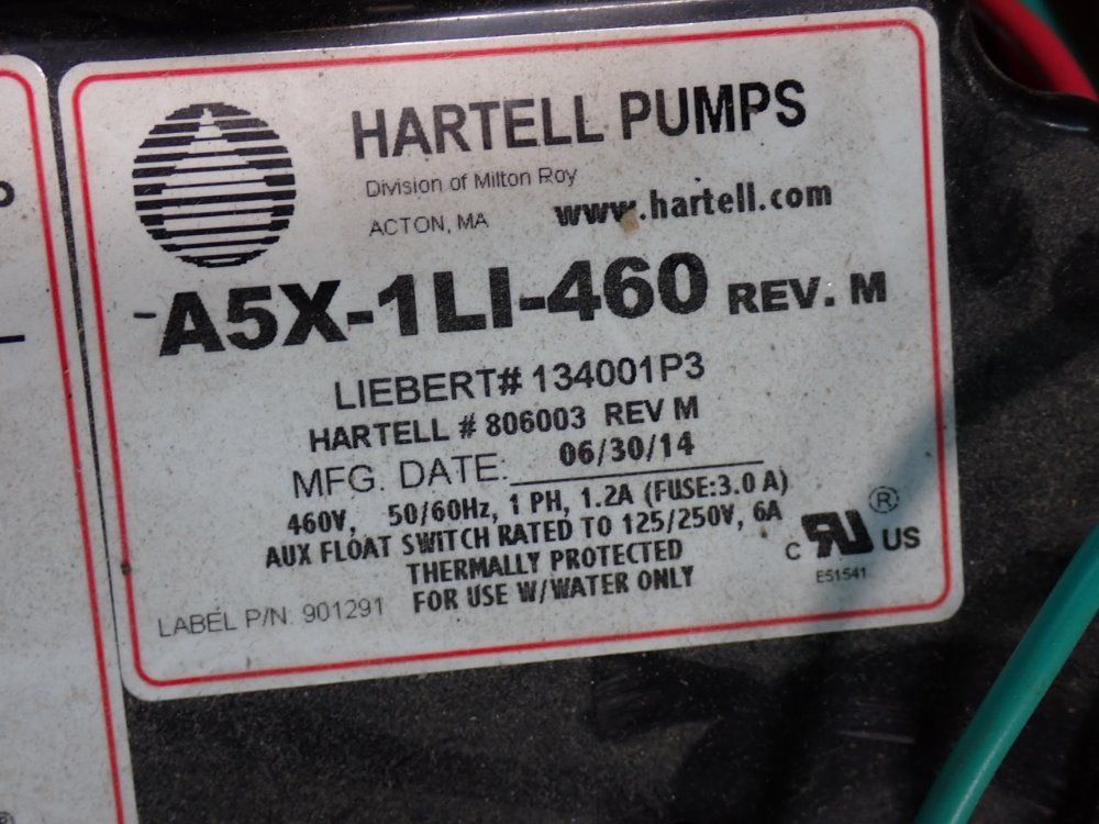 Hartell Pumps Condensate Pump