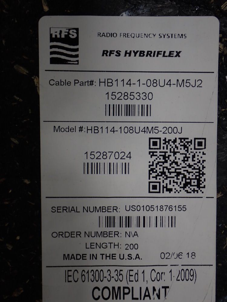 Radio Frequency Systems Cable