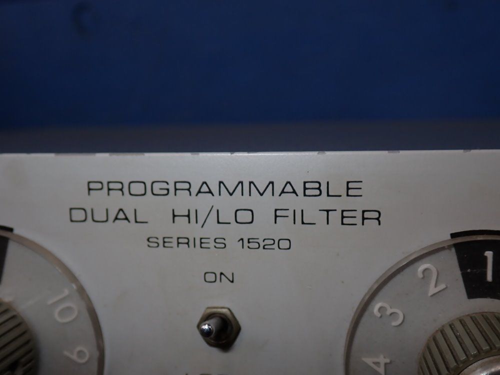 Rockland Programmable Dual Hi/lo Filter Controller
