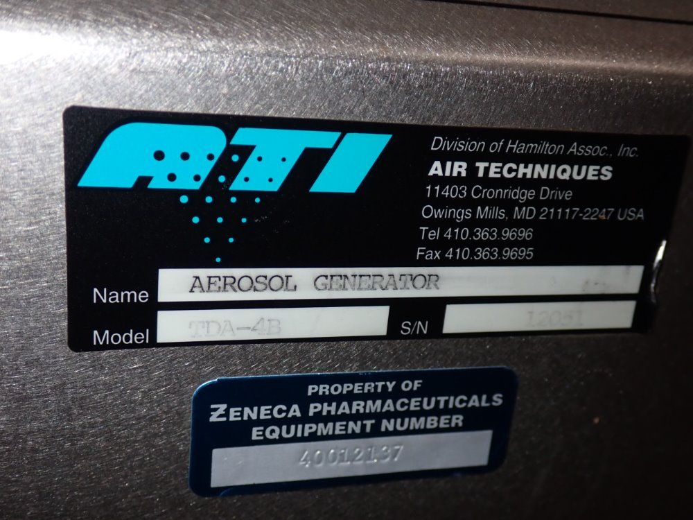 Ati Air Techniques Aerosol Generator