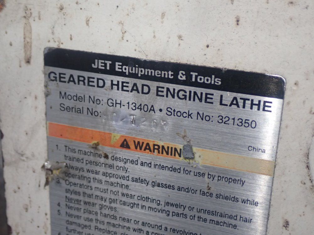 Jet 14"/20" X 40" Gh-1340a Gap-bed Lathe - Gh-1340a