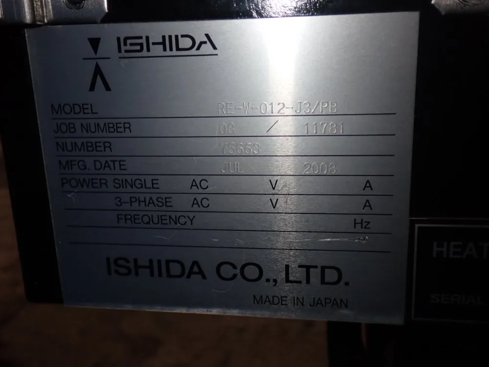 Ishida 1.2kg Dacs-wn-012-sb/pb-i Check Weigh Scale - Dacs-wn-012-sb/pb-i