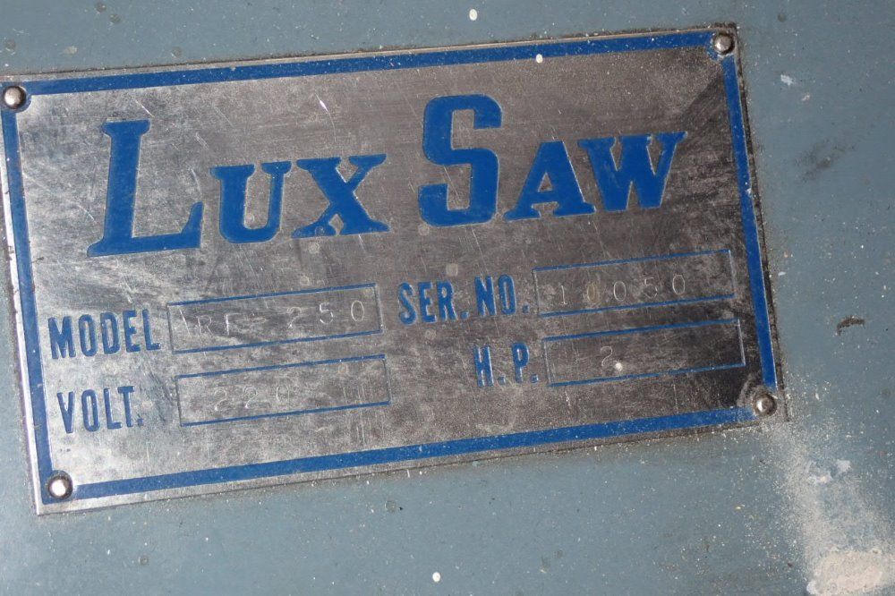 Lux Saw Horizontal Band Saw