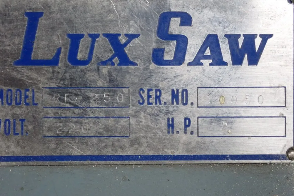 Lux Saw Horizontal Band Saw