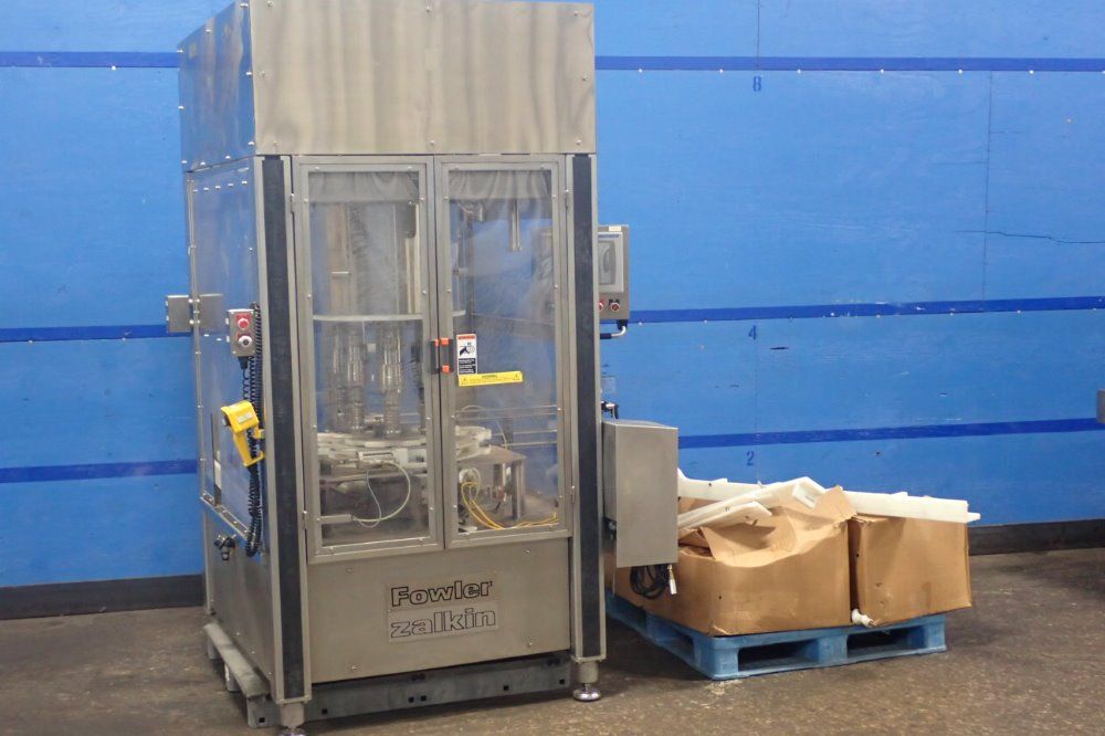 Fowler Zalkin Ca8 360 8 Head Rotary Capper Machine - Cas 360
