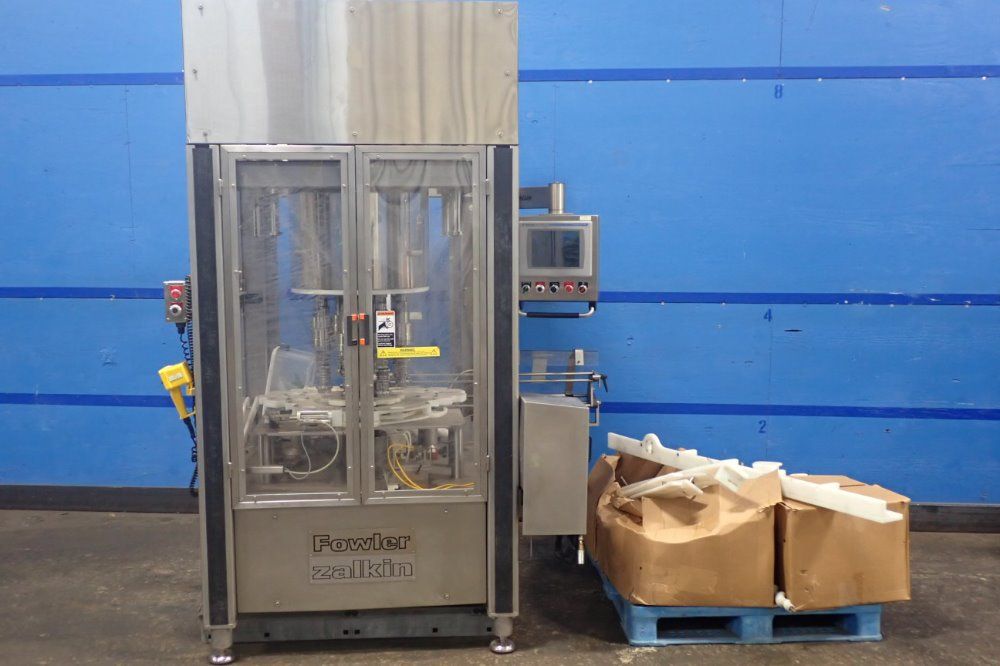 Fowler Zalkin Ca8 360 8 Head Rotary Capper Machine - Cas 360