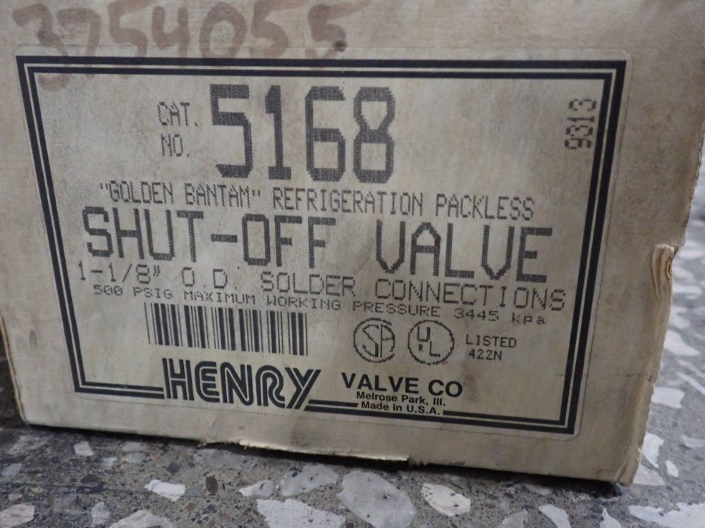 Henry Shut Off Valve