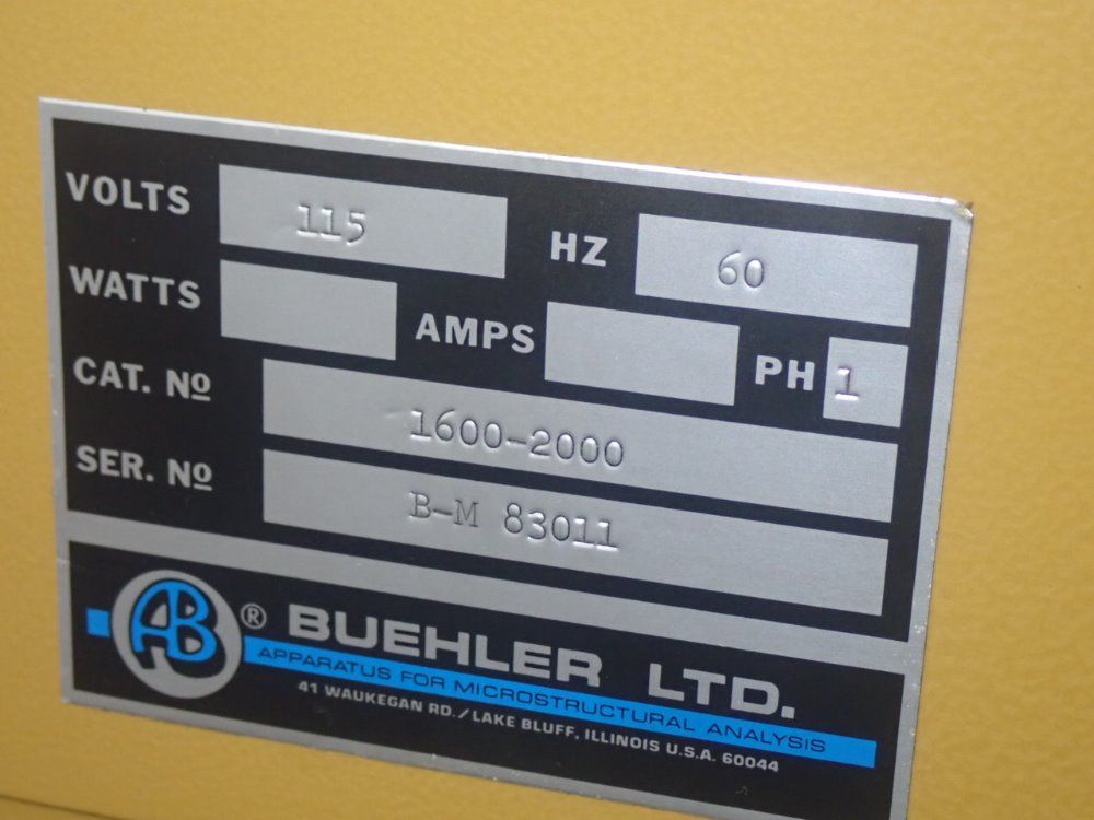 Buehler Hardness Tester