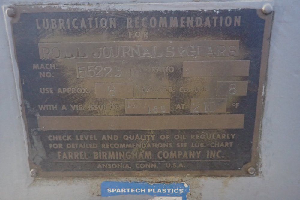 Farrel Farrel Roll Mill