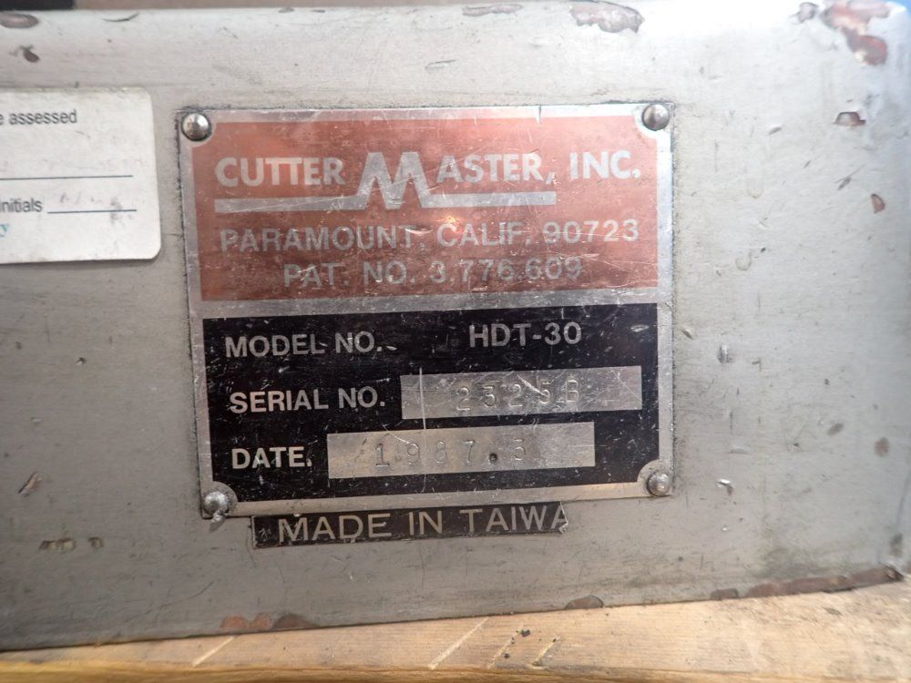 Cutter Master Hdt-30 Tool Grinder End Mill - Hdt-30