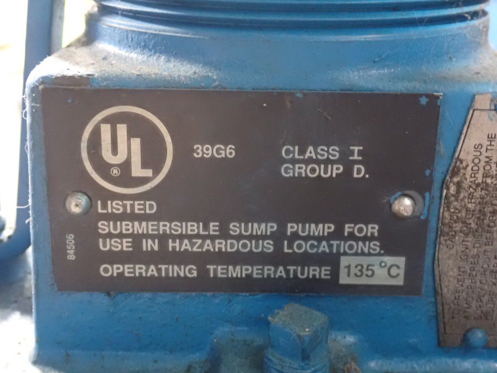 Barnes Submersible Pump