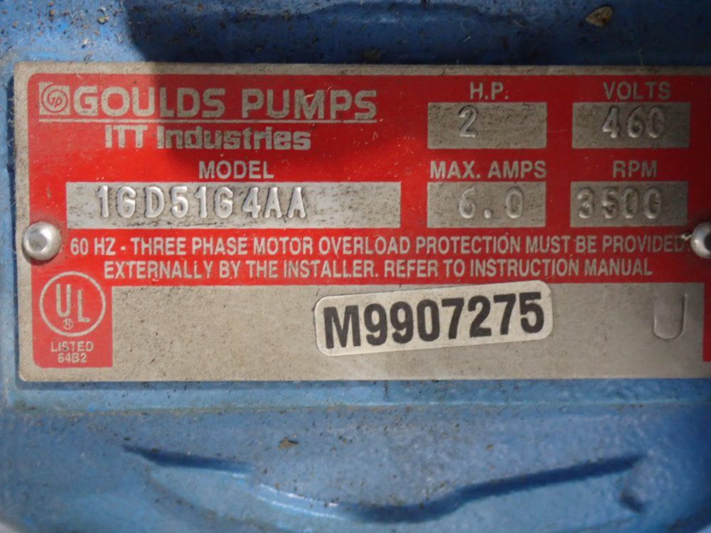 Goulds Grinder Pump