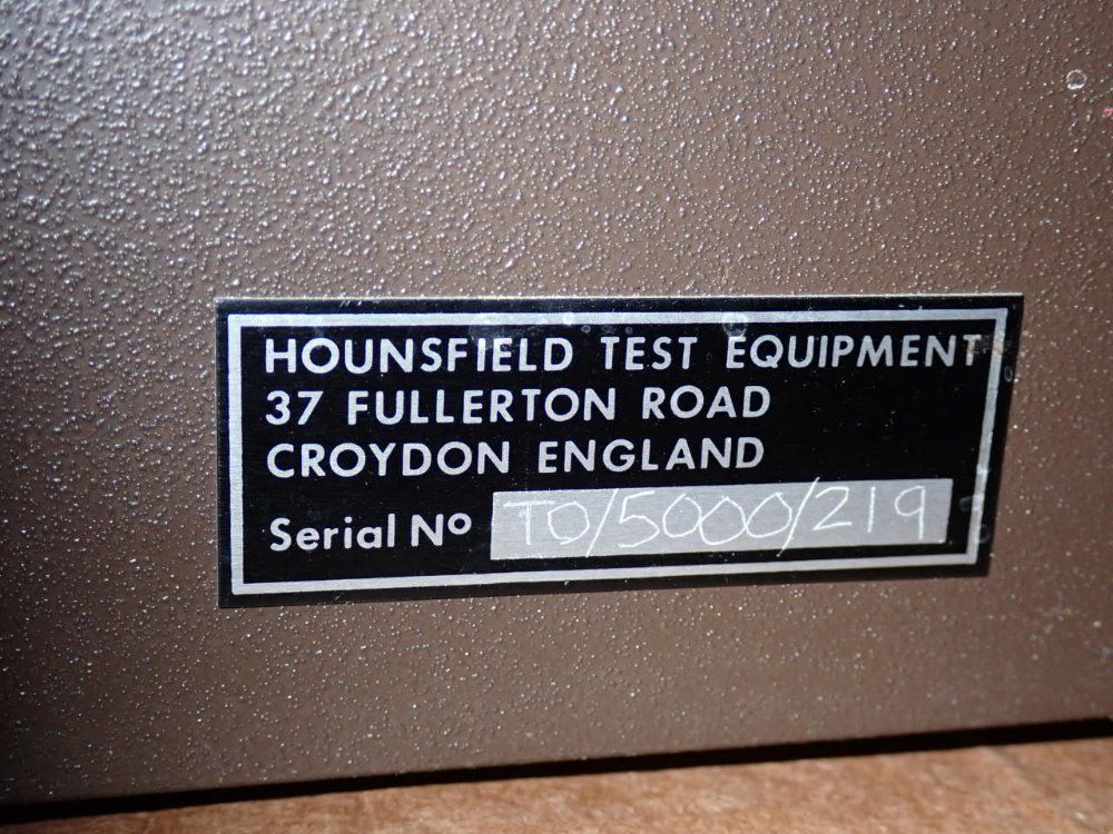 Tinus Olsen Tensile Tester