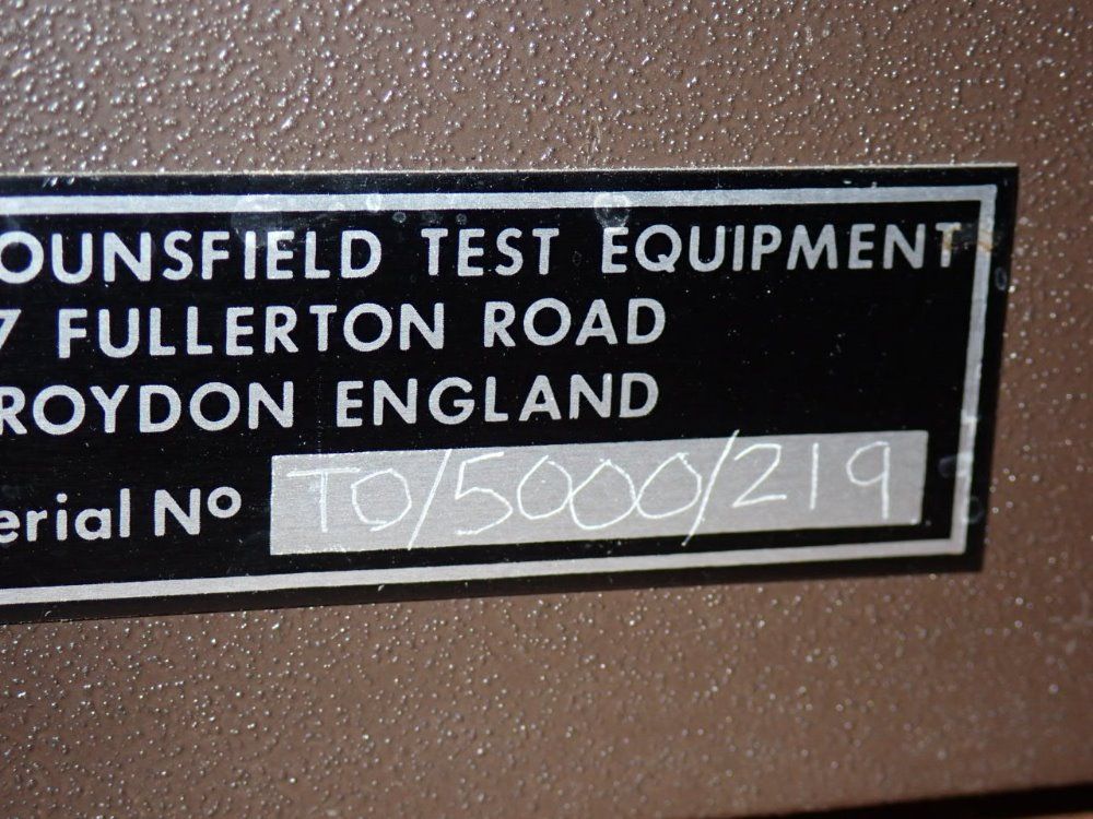 Tinus Olsen Tensile Tester