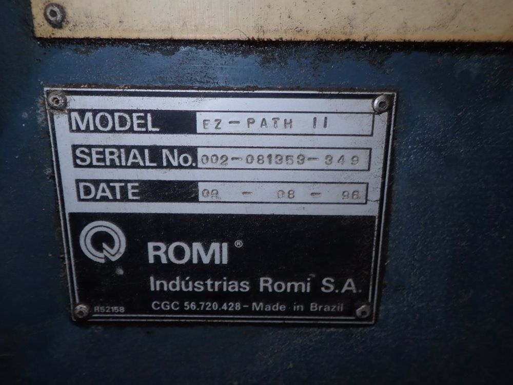 Romi-bridgeport 22" X 46" Ez-path Ii Cnc Lathe - Ez-path Ii
