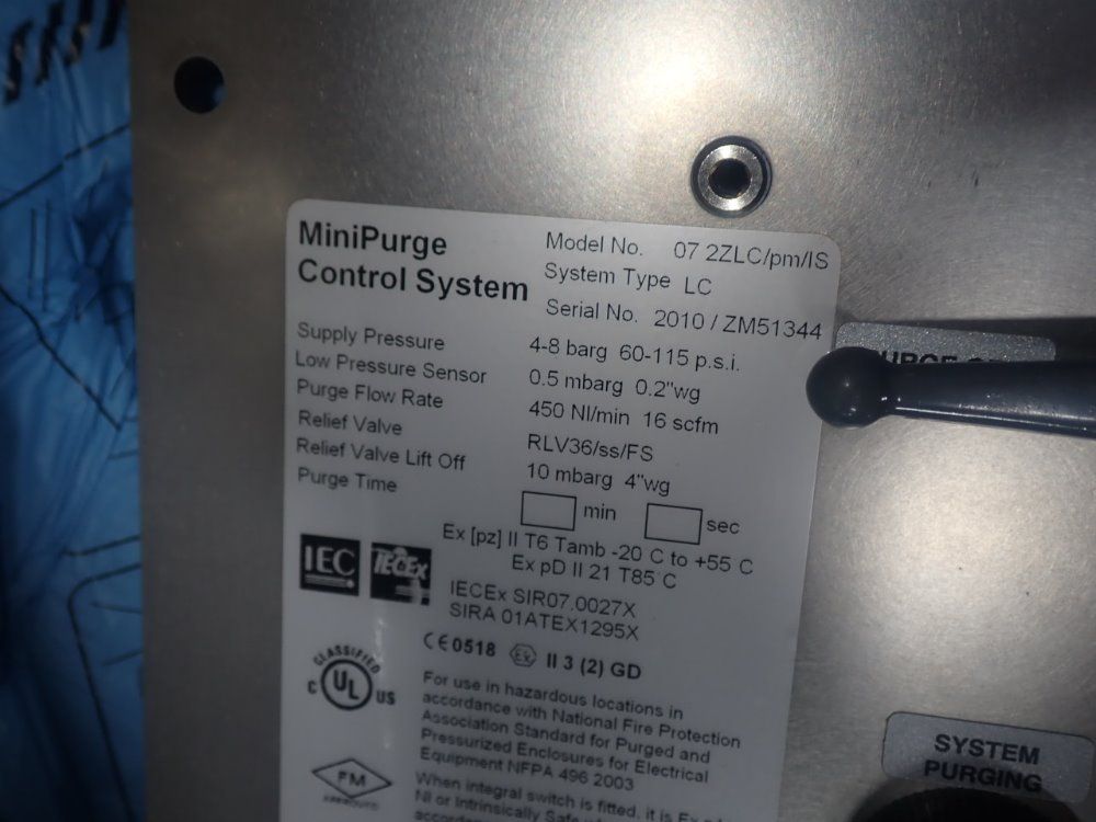 Mini-purge Purge Control System