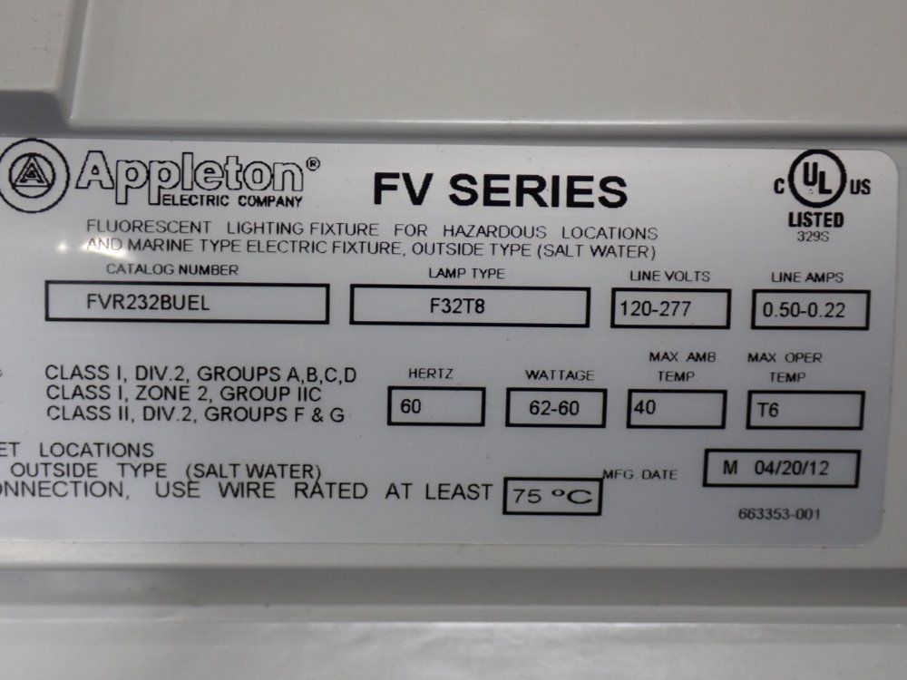 Appleton Light Fixture