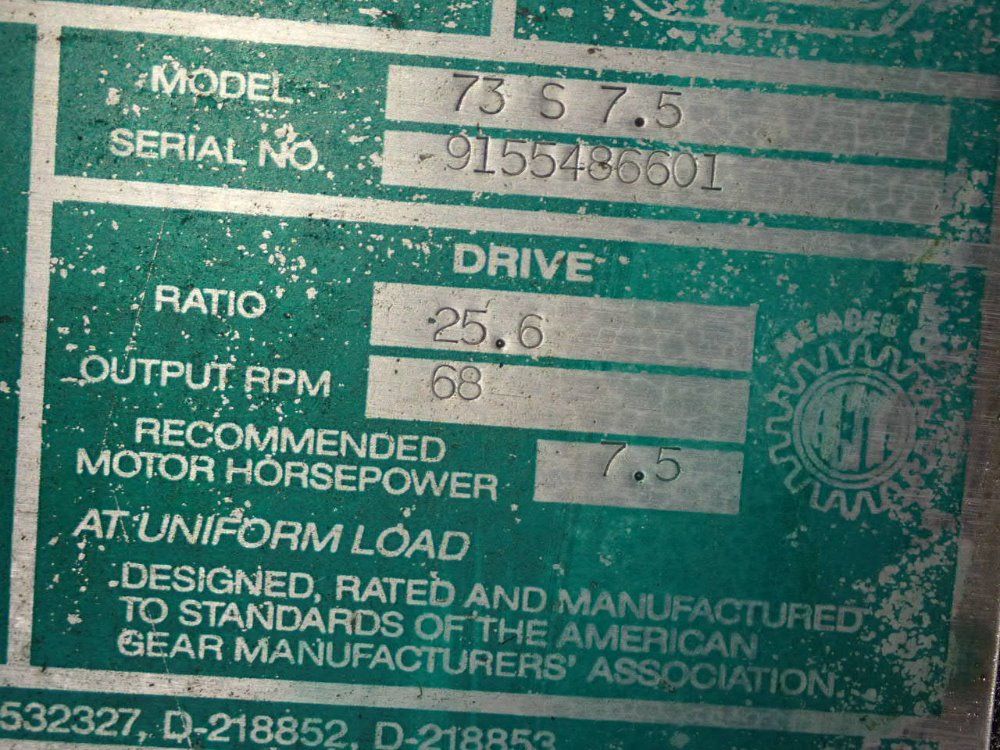 Lightnin 7.5 Hp 73s 7.5 Mixer - 73s 7.5