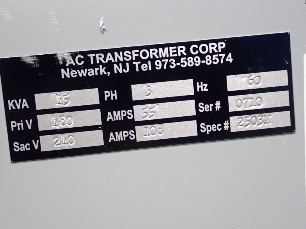 Ac Transformer Corp Transformer