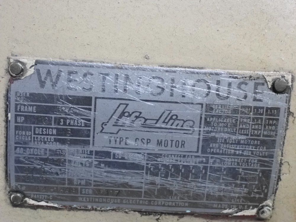 Colonial 10hp/27a Horizontal Broach - Hs 7.5-48