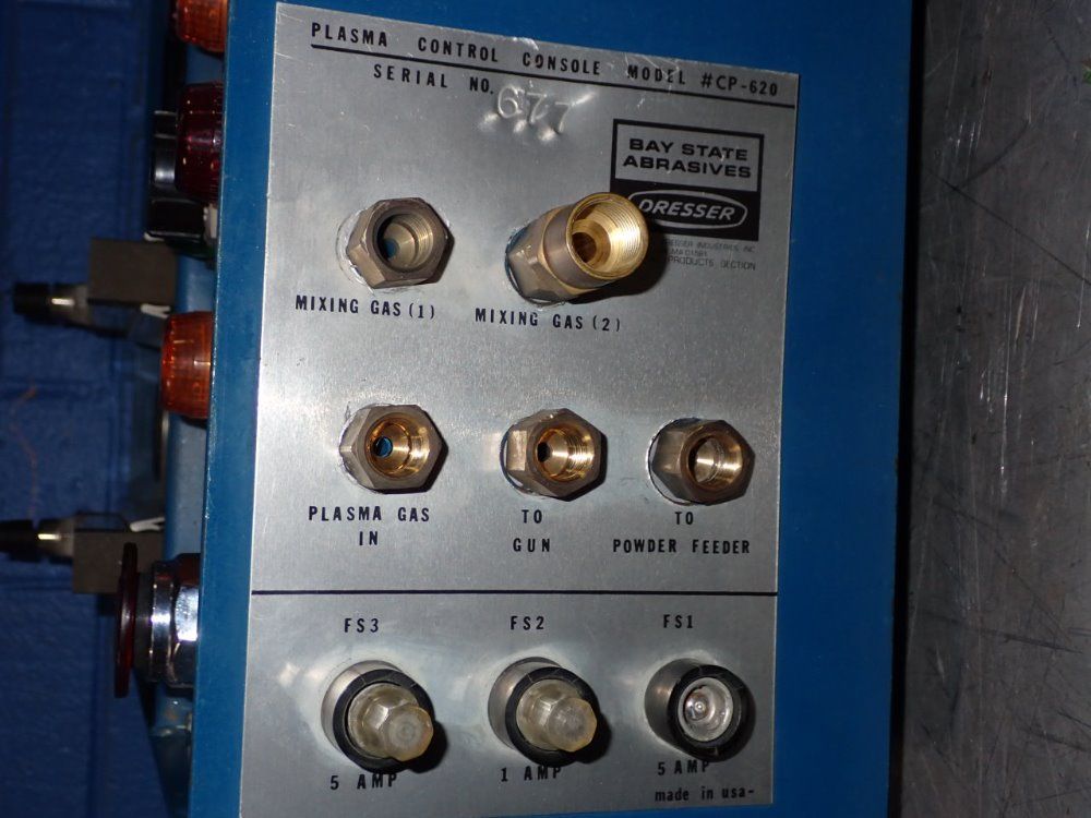 Bay State Abrasive Plasma Control Console