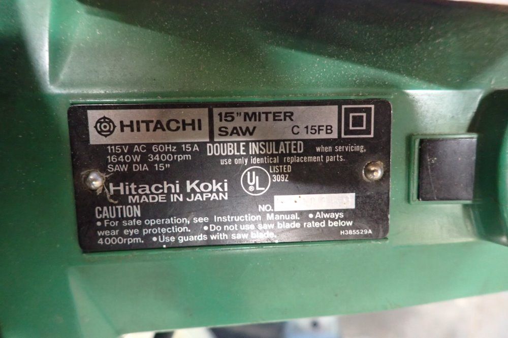 Hitachi 15" Miter Saw - C15fb