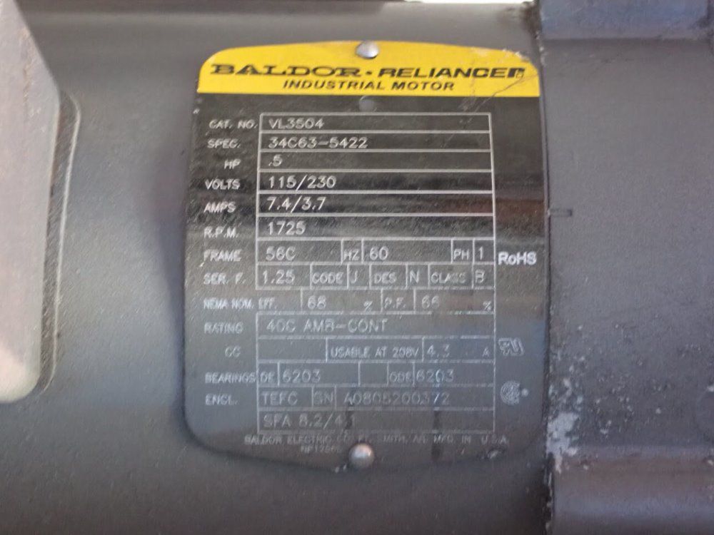 Belcor .5hp/10a/8x39 Tape Machine - 150