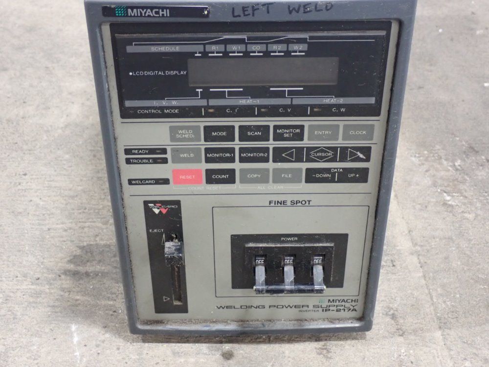 Miyachi Welding Power Supply Inverter - Ip-217a