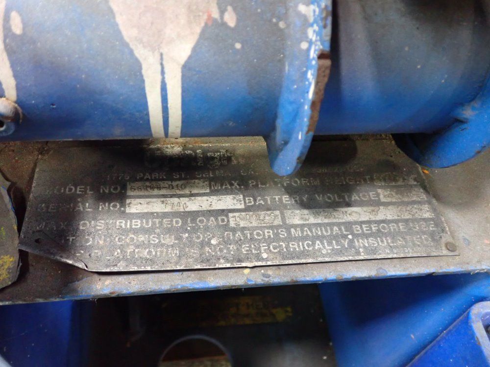 Upright 1000 Lbs 66100-010 Scissor Lift - 66100-010