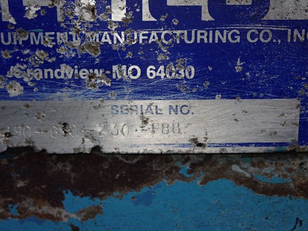 Remco Rollmaster 48" X 192" Gg132 Groover / Rubber Grinder - Gg132