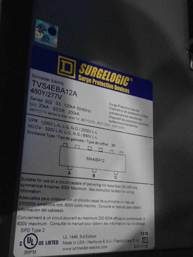 Square-d Surge Protector