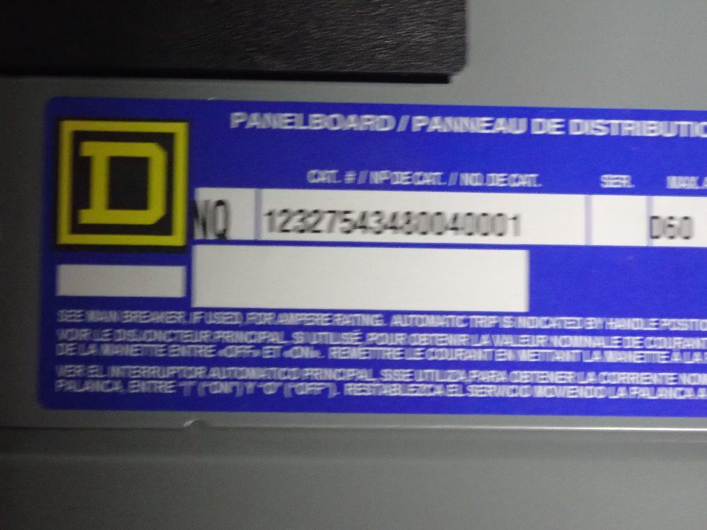 Square-d Panel Box