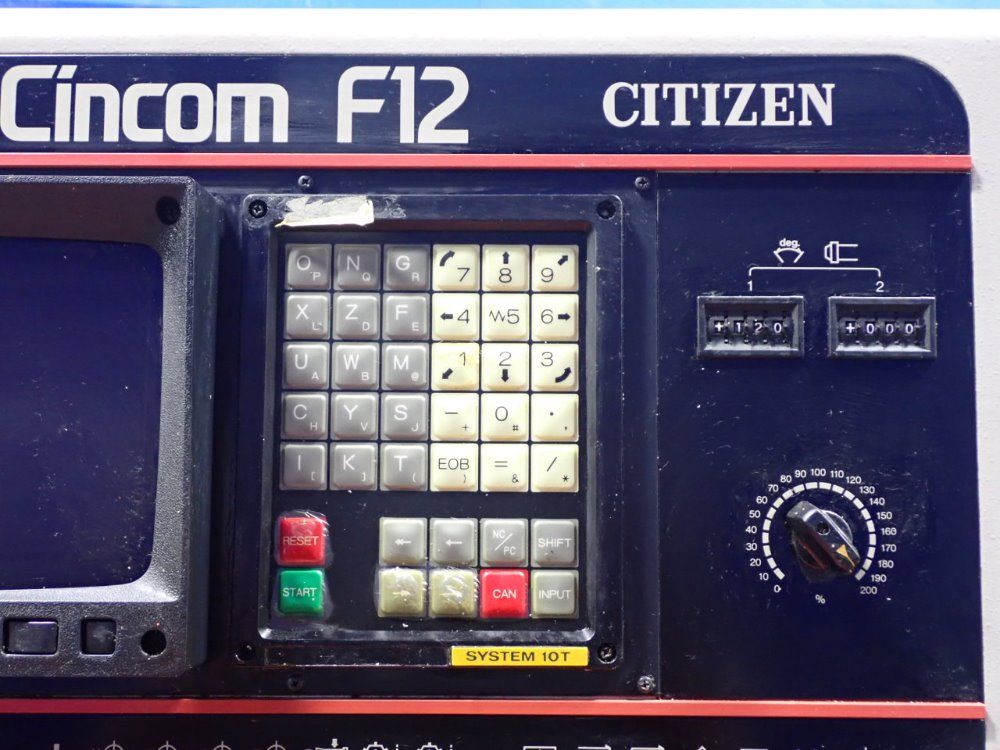 Cincom F-12 Cnc Lathe - F-12