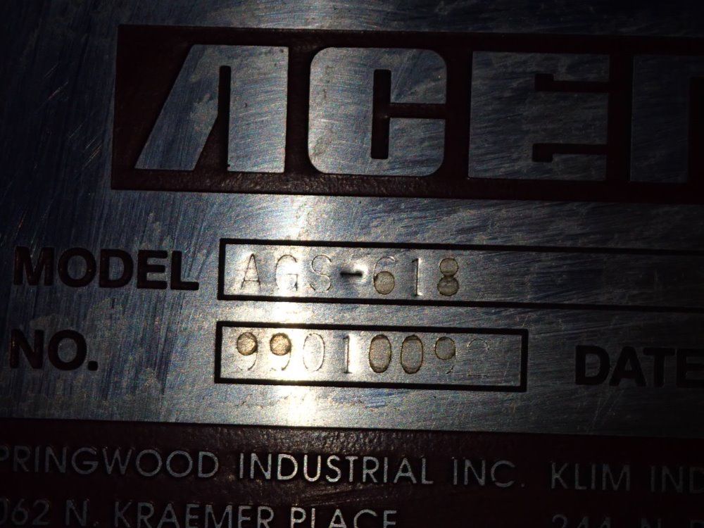 Ager Surface Grinder