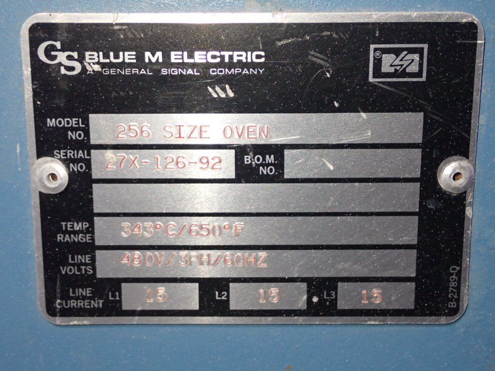 Blue M Electric Oven