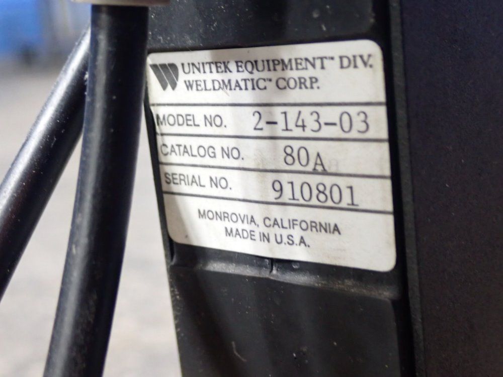 Unitek Equipment Ultrasonic Spot Welder