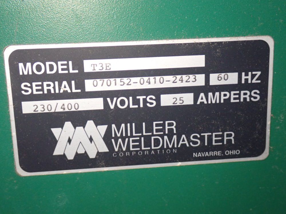 Miller Weldmaster Welder