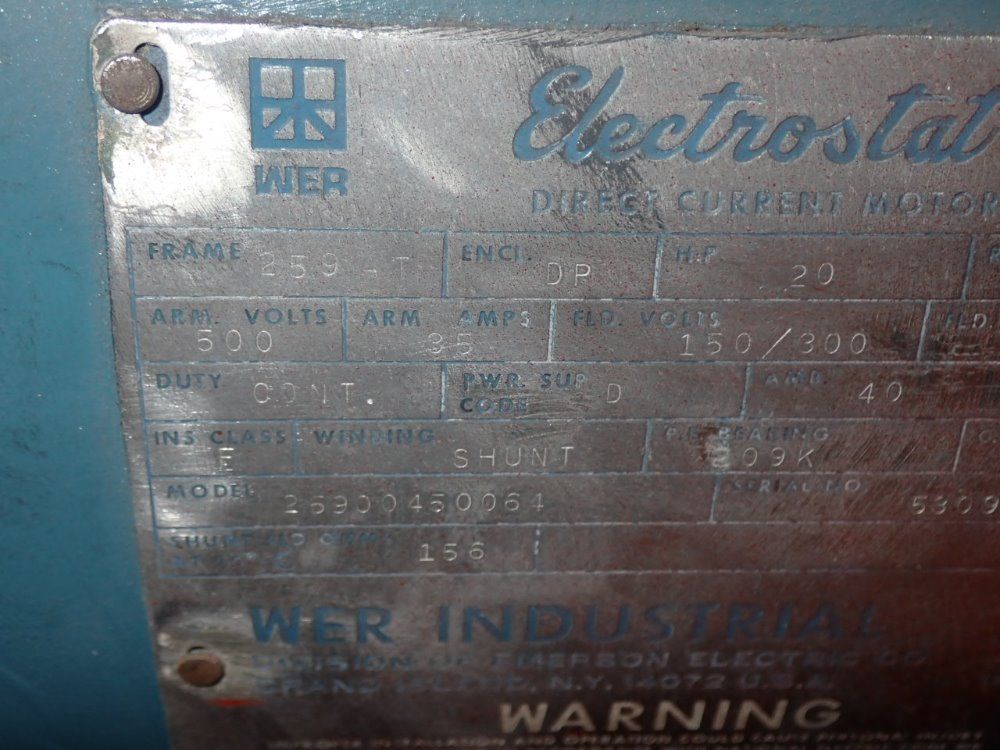 Wer Industries Dc Motor