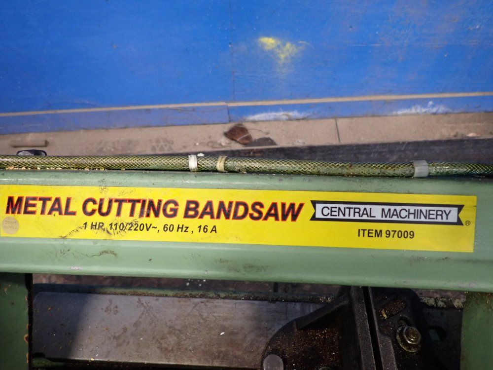 Central 13" X 8" Horizontal Band Saw