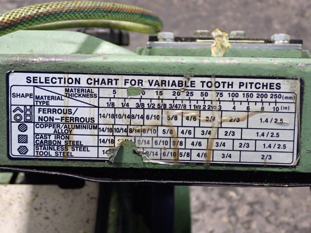 Central 13" X 8" Horizontal Band Saw