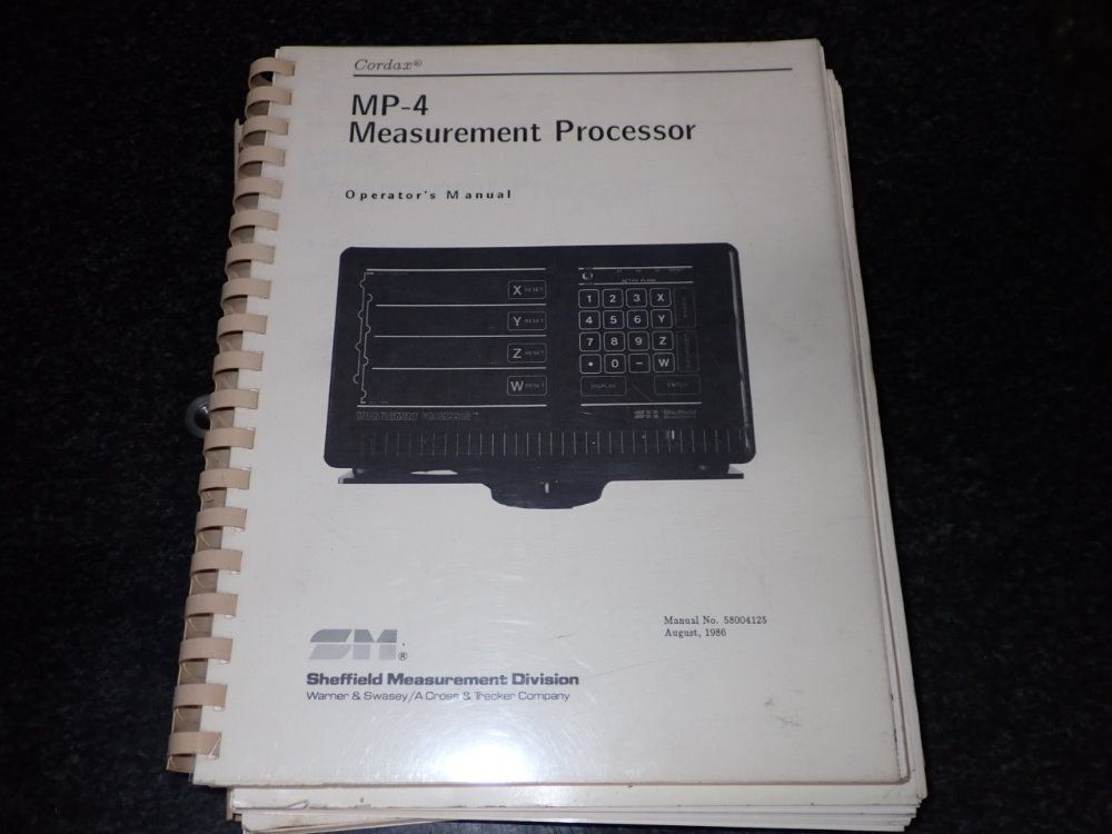 Sheffield Measurement 54" X 24" X 8" 1808-mea Cmm - 1808-mea