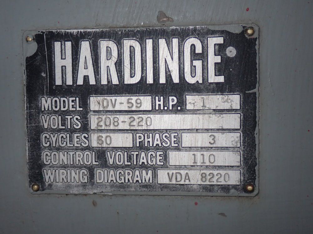 Hardinge Cnc Lathe