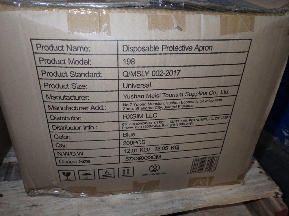 Rxsim Llc Disposable Apron's