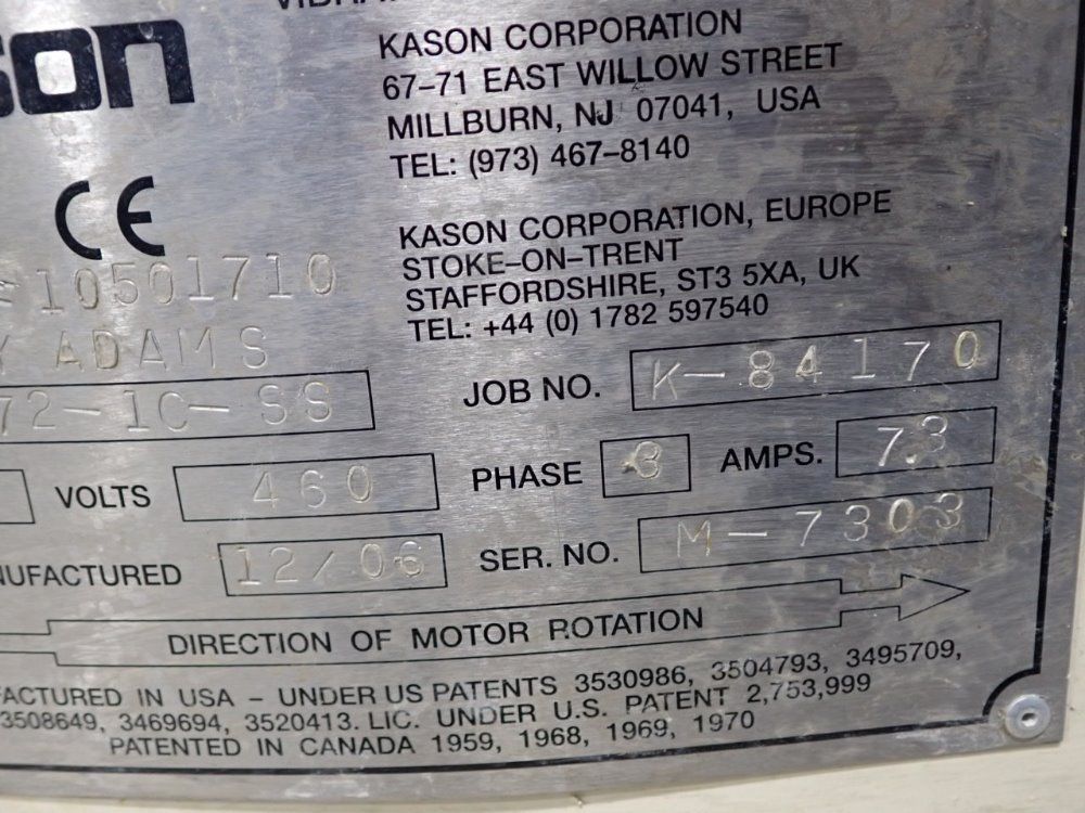 Kason Vibrating Screen Seperator