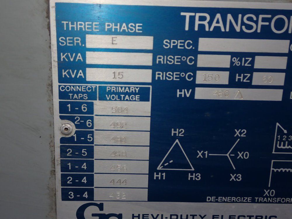 Hevi Duty Electric Transformer
