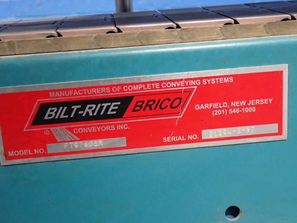 Bilt-rite Brico Power Belt Conveyor W/ Heat Shrink Tunnel