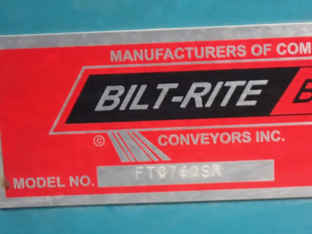 Bilt-rite Brico Power Belt Conveyor W/ Heat Shrink Tunnel